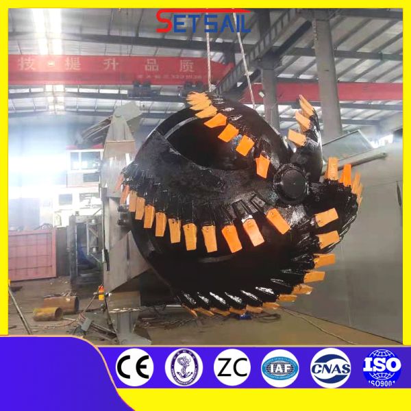 Cutter Suction Dredging Sand Equipment with Anchor Boom