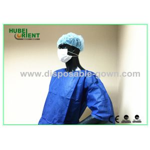 OEM Single Use PP Nonwoven Medical Patient Gown For Operation Room