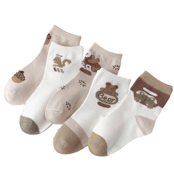 Buy Cotton Winter Children'S Cotton Socks Animal Pattern Assorted Ankle at wholesale prices