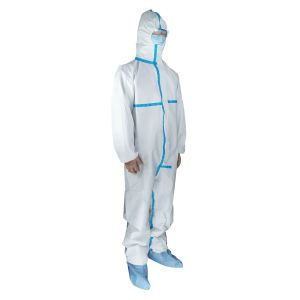 Non Woven Disposable Coverall Suit Medical Coverall Protect Wear Clothes