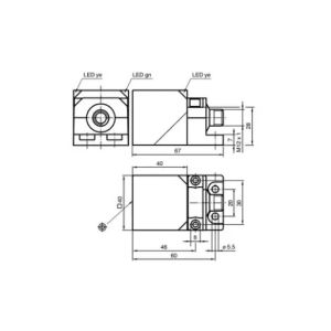 NBB20-L3M-A2-C3-V1 Inductive Proximity Sensor Pepperl+Fuchs M30 24V DC IP69K 3