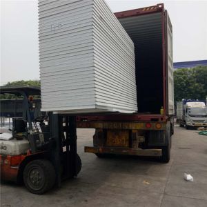 204pcs 10kg lightweight eps sandwich panel with 0.426mm for a 40ft container