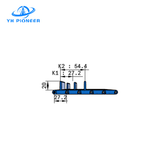 Adjustable Flat Top Conveyor Belt with Side Flights for Customizable Material Handling