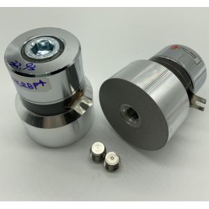 Quality 4700pf Piezoelectric Ultrasonic Transducer 60 Watt 33k For Cleaner for sale