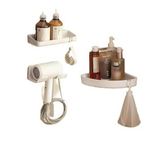 Space-saving Installation Type Hair Dryer Holder Wall Mounted Hair Care Tools