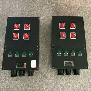 Quality Zone1 / 2 Start Stop Start Stop Control Box , Push Button Control Station For Hazardous Area for sale