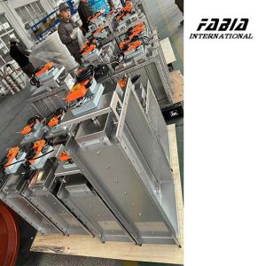 Electric Actuator Rectangular Multi-Blade Damper Low Resisitance For LCD Panels