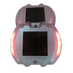 ALuminum Alloy Solar Deck Light 12PCS LED Steady Bright / Flashing