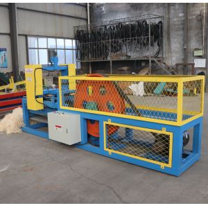 Length 500mm Logs Processing Wood Wool Machine Firelighter Making