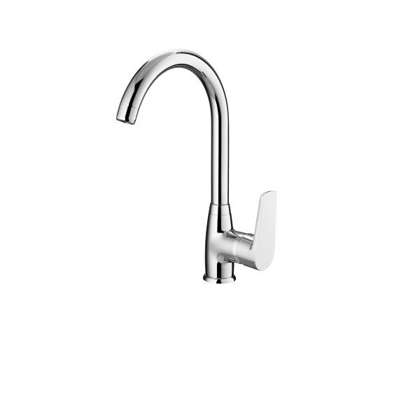 Buy Deck Plate Single Handle Restaurant Kitchen Mixer Faucet Tarnish Resistant at wholesale prices