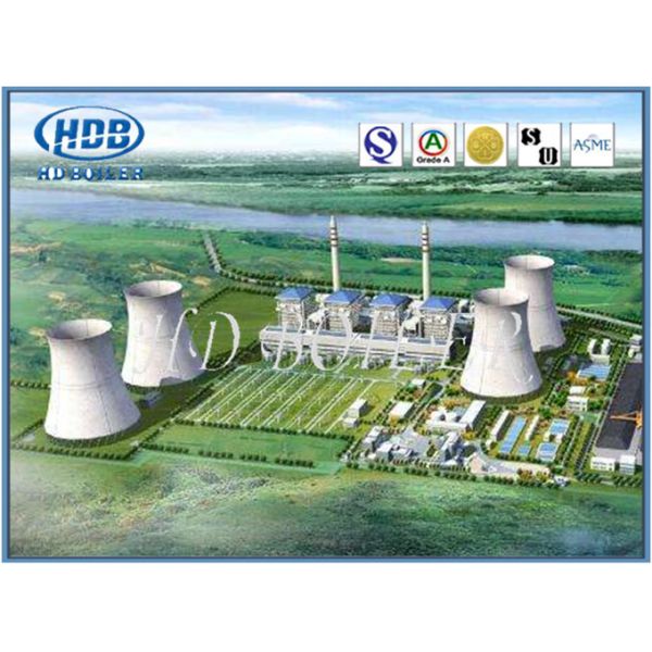 Eco - Friendly Horizontal Circulating Fluidized Bed Combustion Boiler Easy