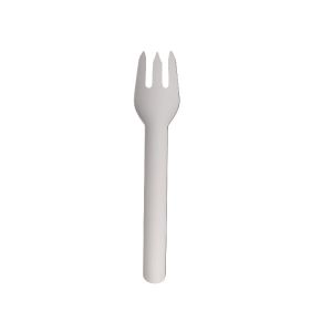Odorless Nontoxic Disposable Paper Forks , Restaurants Disposable Serving