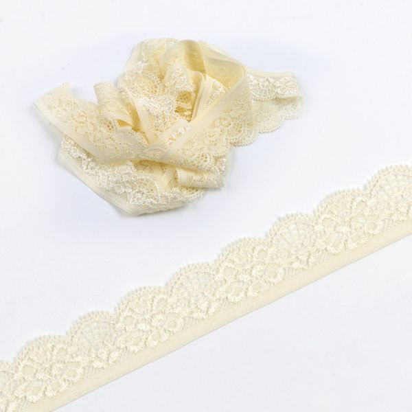 2020 hot embroidery for decoration Hollow Flower Ribbon for Sewing Clothing Garment Polyester lace trim