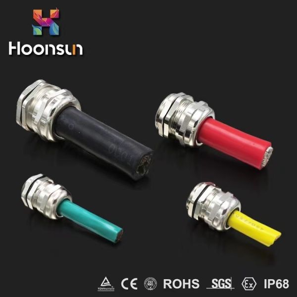 Buy Rohs Approval Waterproof Wire Gland Nickel Plated Brass Cord Grip Connector at wholesale prices