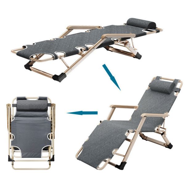 Modern Design Outdoor Foldable Chaise Lounge Chair for Patio Garden Beach and Pool