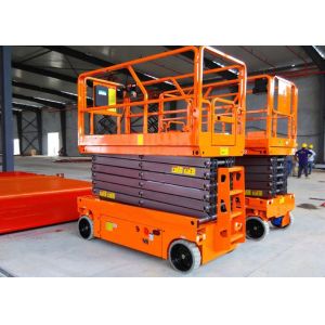Quality Manganese Steel Construction Scissor Lift 10m Movable Self Propelled for sale