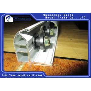 DY Aluminium Track Rail For Protecting Children Safety Invisible Grilles