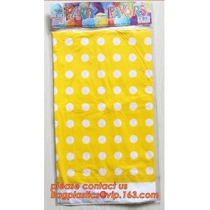 Polka Dots Banquet Plastic Tablecloths Table Cover Wedding Party Decorations,