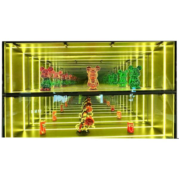 Customized Infinity Mirror Display Case for Night Club Supplies Voltage DC12V