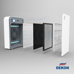 DEKON AIR PURILIZER P30B=air purifier and air sterilizer combined unit with PM2