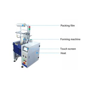 Automatic Counting Filling Customized Sealer Bagging Casters Screws Sealing Bag