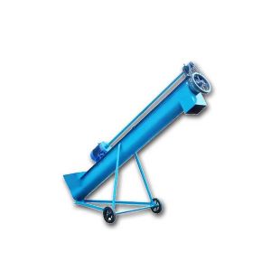 Economical Sand Auger Conveyor Environmentally Friendly Hanger Bearing Equipped