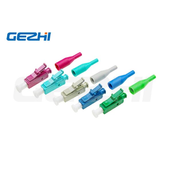 Compact Single Mode Simplex Optic Fiber Connector LC UPC APC 0.9mm FTTH Blue