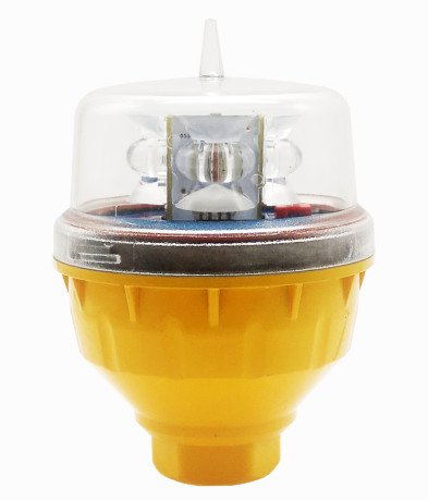 Buy Solar Powered Double LED Aviation Obstruction Light ICAO Lithium Ion Battery at wholesale prices