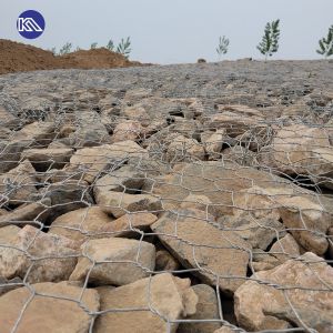 Quality 2*1*1m Easy Install Woven Gabion Mesh Box for sale