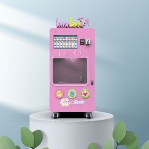 Quality Double Nozzle Fairy Floss Vending Machine Wireless Remote App Control for sale