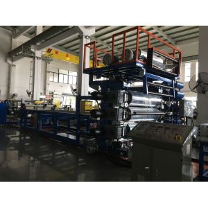 LDPE / EVA / TPU Plastic Extrusion Equipment , Plastic Extrusion Line
