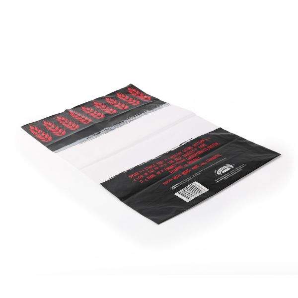 25 Microns LDPE clear plastic food bags Wicker Bread With Tie