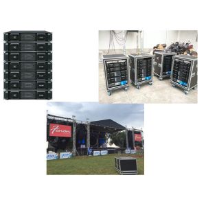 Active Double Channel 1300 Watt Stereo Power Amplifier 200v - 240v