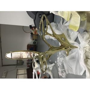 Quality Inside dressing table with glass stainless steel plated titanium for sale