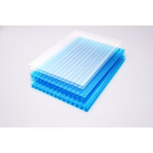 5mm Polycarbonate PC Hollow Sheet With Patio UV Awning Cover Greenhouse Use