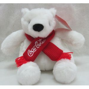 Quality Coca Cola Bear Polar Bear Plush Toys for sale