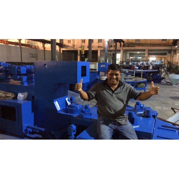 6 Stations Single Color PVC Airblowing Machine