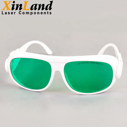 190~440nm 600~760nm Laser Pointer Safety Glasses OD4+ VLT 30% UV and Red Laser