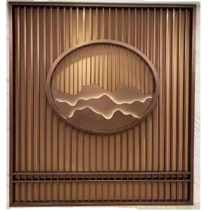 China Stainless steel pipe welded partition led light room divider on sale