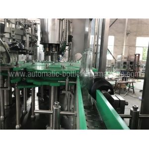 3 In 1 Glass Bottle Filling Machine With Touch Screen PLC Controller