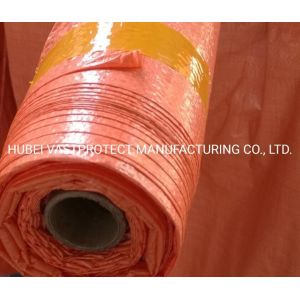 Orange PE Tarpaulin Roll 3.65m Width Double Waterproof Customization for Your