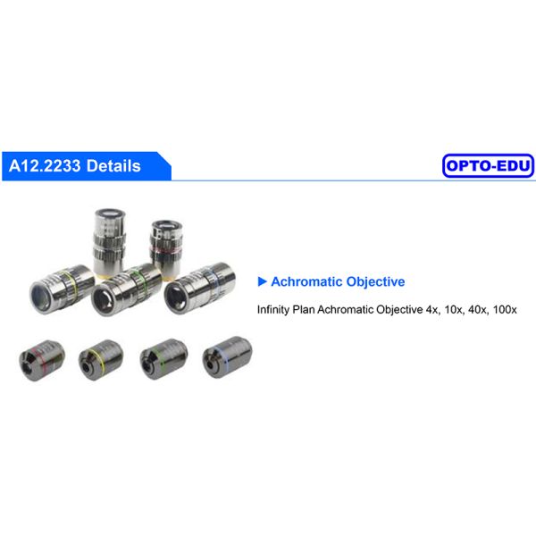 OPTO-EDU A12.2233 Infinity Trinocular Biological Laboratory Microscope