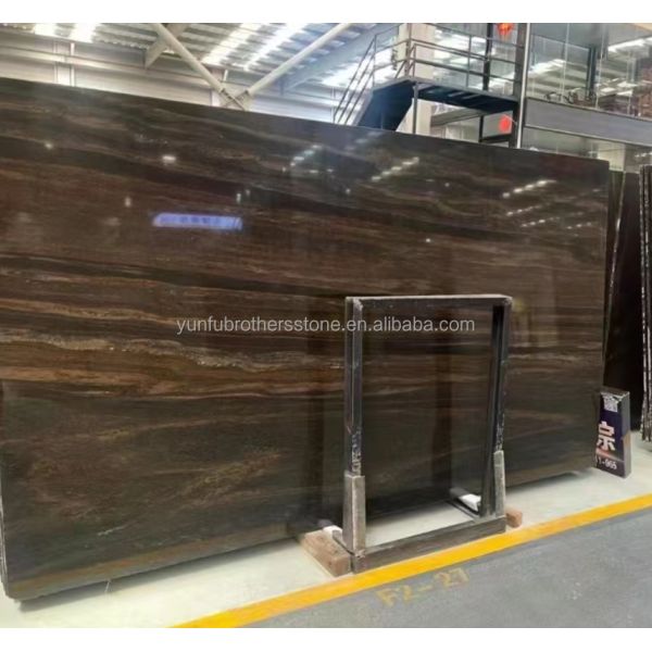 Modern Style Hotel Flooring Sheet Customized Golden Sand Quicksand Brown Granite Marble