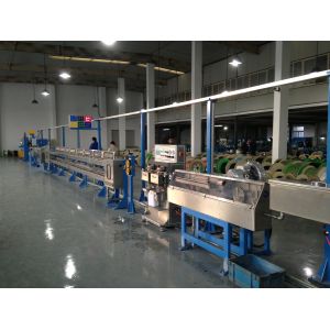 PE SR-PVC Wire Extrusion Machine Plastic Insulating Diameter 500 Pay Off Bobbin