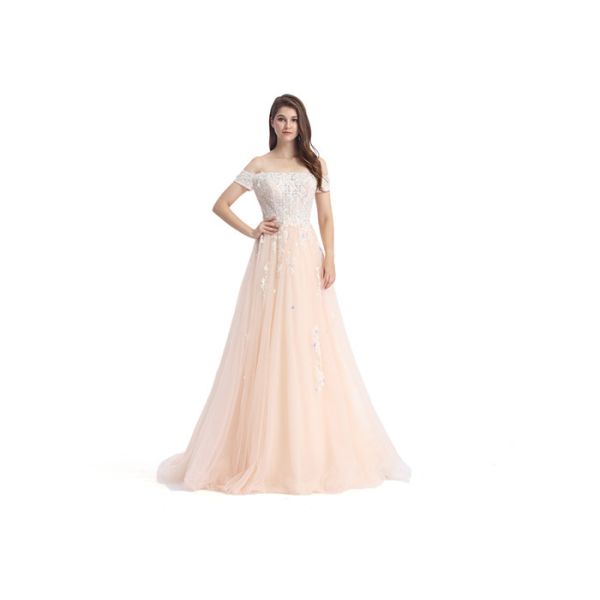 Buy Fishtail Long Party Prom Vintage Lace Dress Shining Beaded Sexy V - Neck See Through Style at wholesale prices