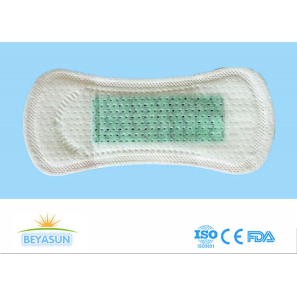 Buy OEM Ladies Sanitary Napkins Natural Thin Breathable Panty Liners Wingless at wholesale prices