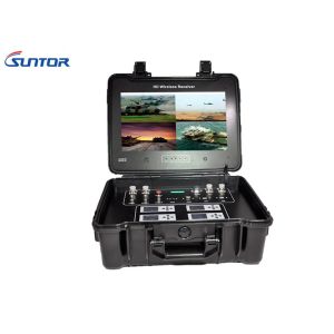 Portable COFDM Receiver 4 Channels Clear Video Output With Two - Way Voice