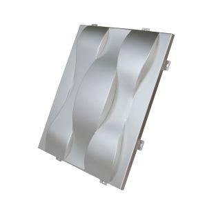 3D Hyperbolic Aluminium Panel With Convex Protuberant Surface For Special Building Decoration