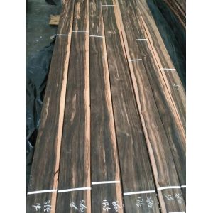 Quarter wood veneer Door Skin Makassar Ebony wood veneer