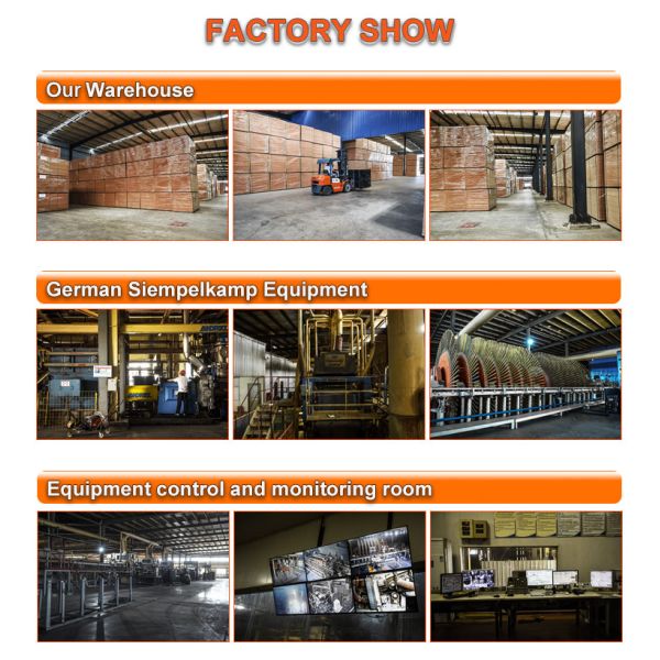 8mm 12mm 18mm MDF Laminated Board Embossed Prelaminated MDF Board